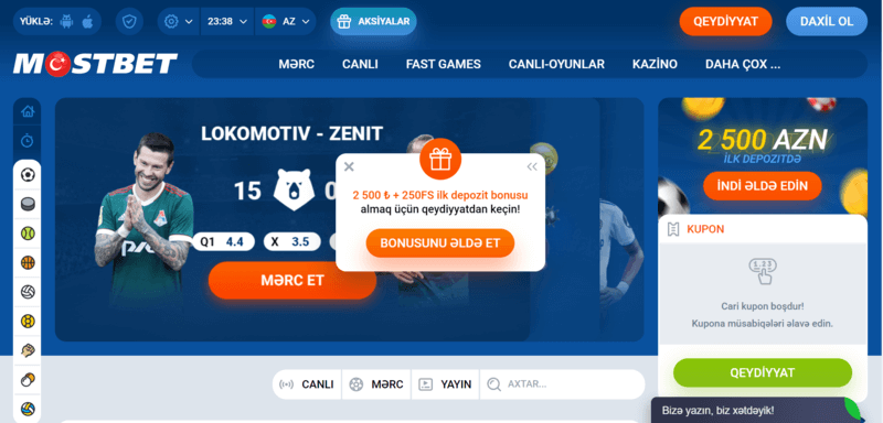 Mostbet Bahisinizi indi edə bilərsən və qazana bilərsən!
